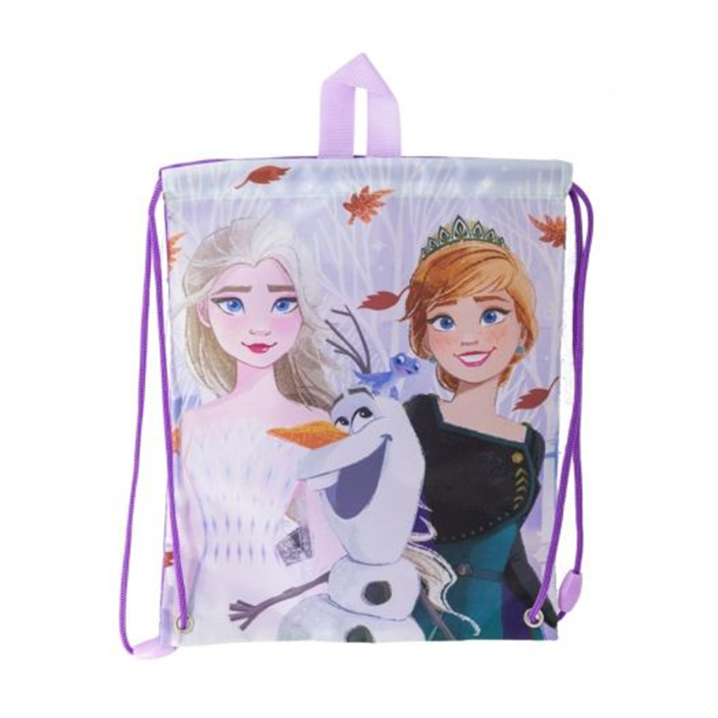 Дитяча сумка для ланч-боксу Stor Frozen на шнурку, від 3 років, фіолетова, 1 шт (81045)