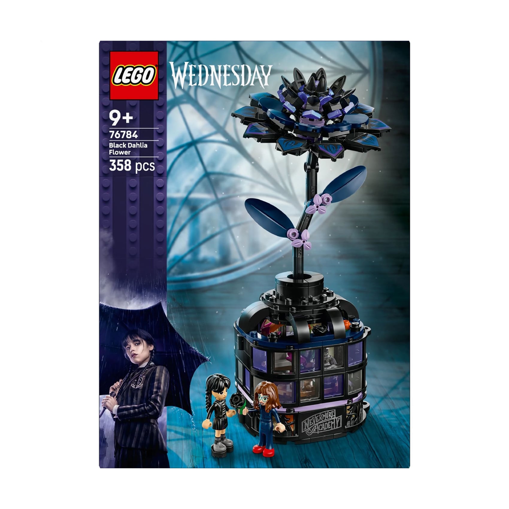 Конструктор LEGO Wednesday Квітка чорної жоржини, 358 деталей, від 9 років (76784)