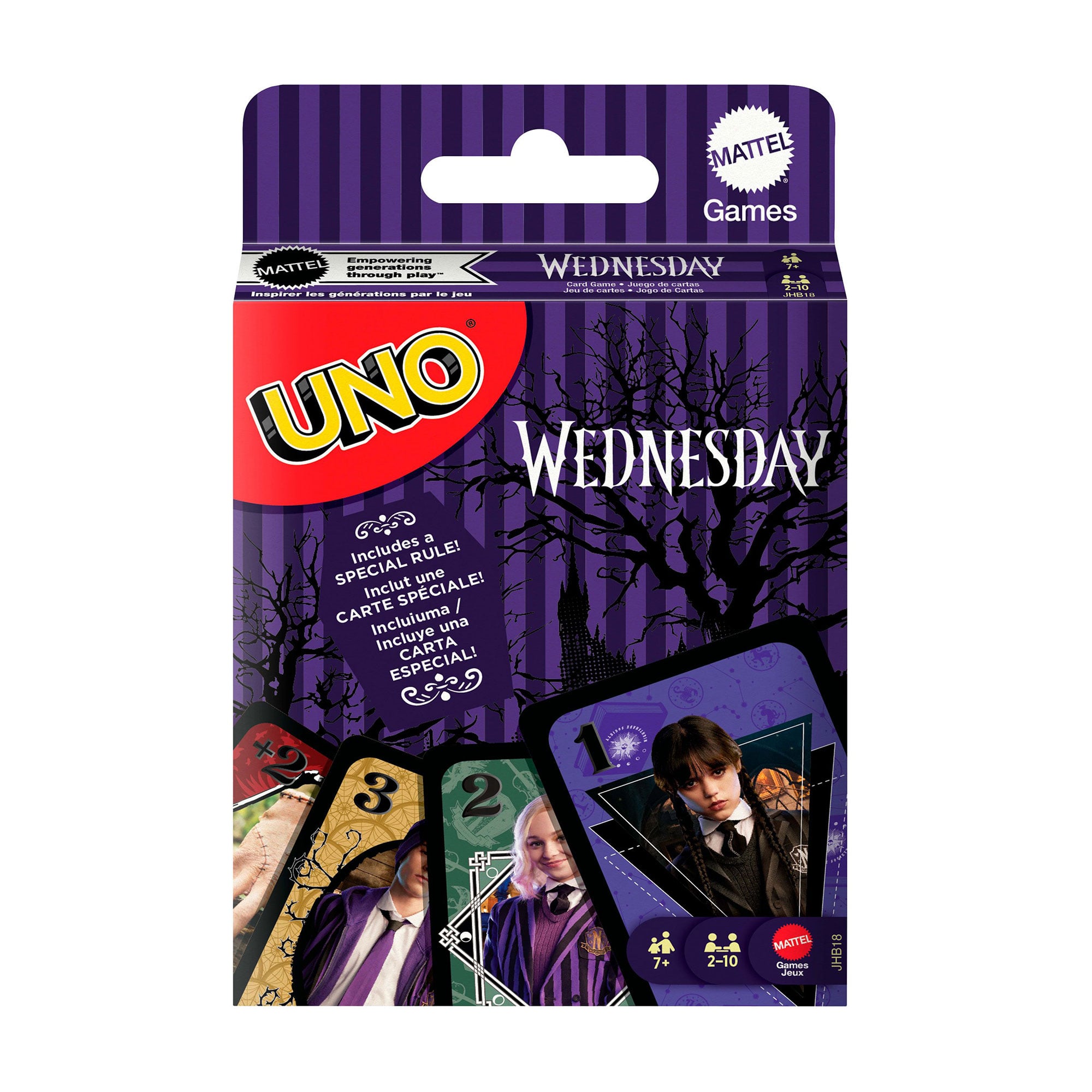 Настільна гра Mattel Games Uno Wednesday, від 7 років (JHB18)